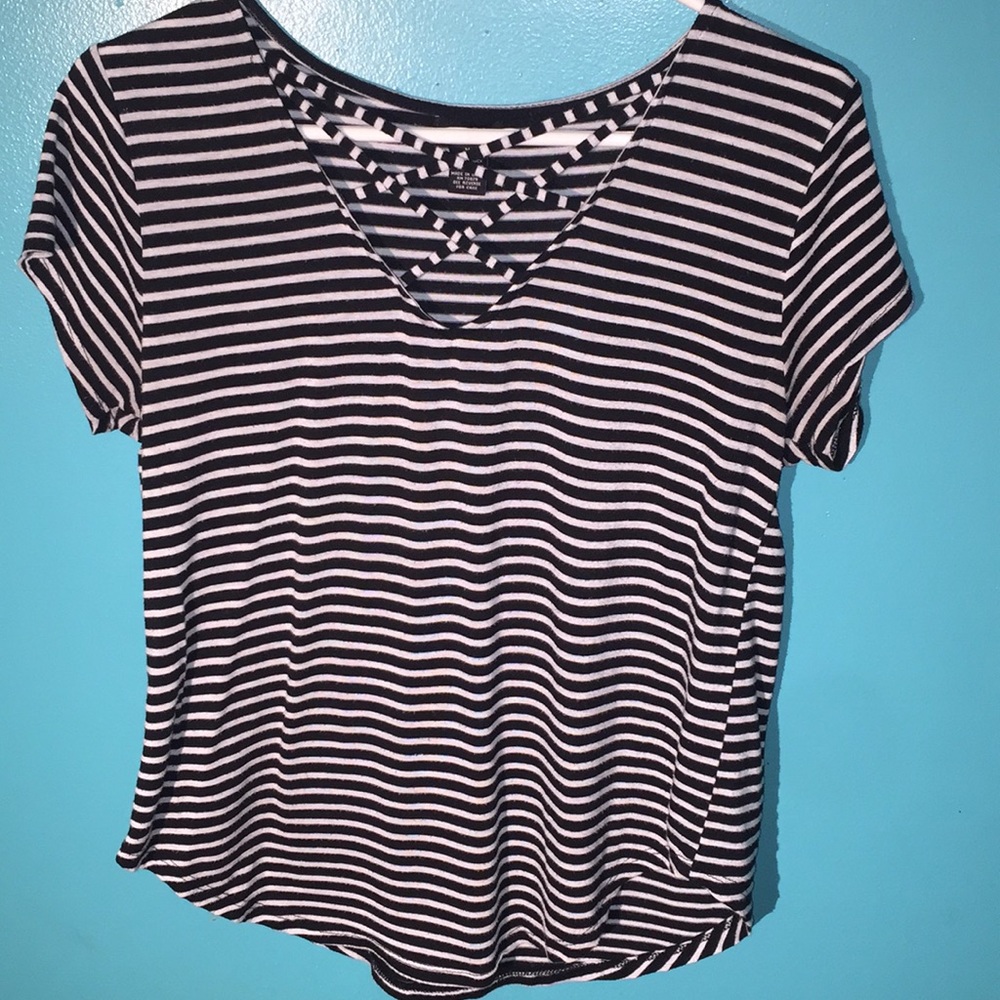 Striped relaxed tee